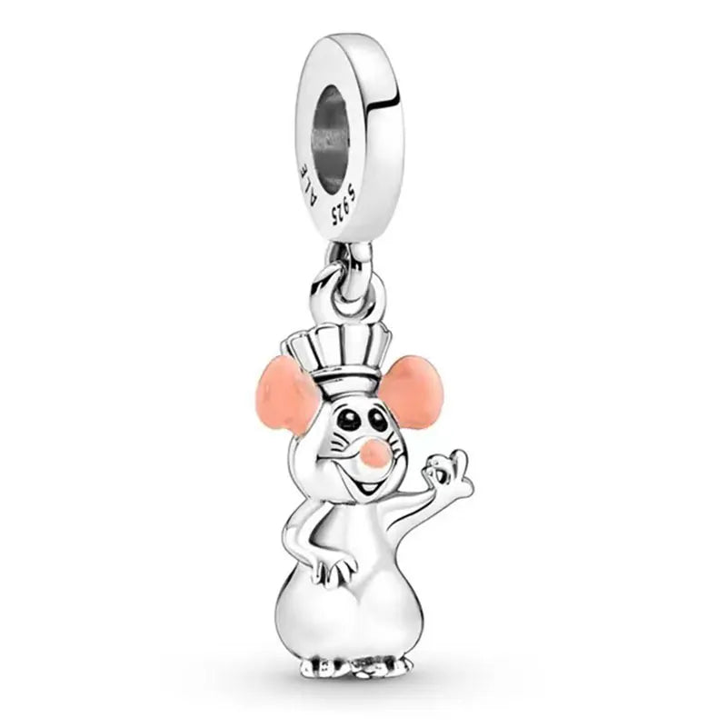 2025 New 925 Sterling Silver Disney & Harry Potter Charm Beads – Fit Original Pandora Bracelet, Women’s Fashion Gift