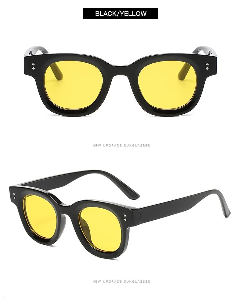 New Fashion Classic Retro Oval Frame Sunglasses 2024 – Ocean Film Small Frame Street Photo Sun Glasses for Women