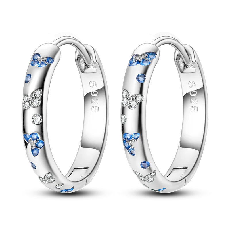 Pandora Style 925 Sterling Silver Irregular Star Earrings | European Fashion Jewelry Gift