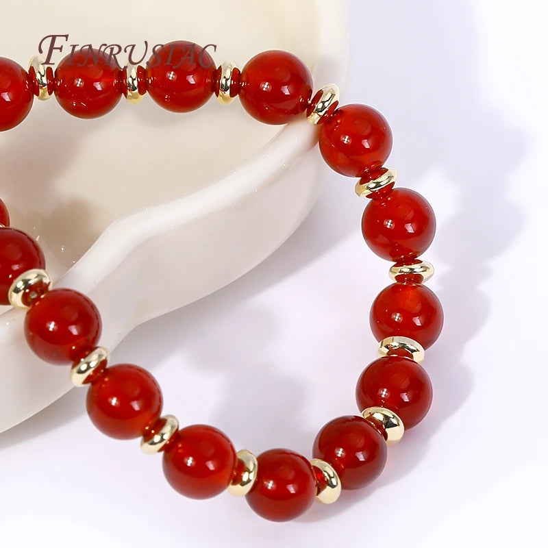 18K Gold Plated Roundel Spacer Beads – 2 Sizes Brass Metal Loose Beads for DIY Bracelet & Jewelry Making Accessories