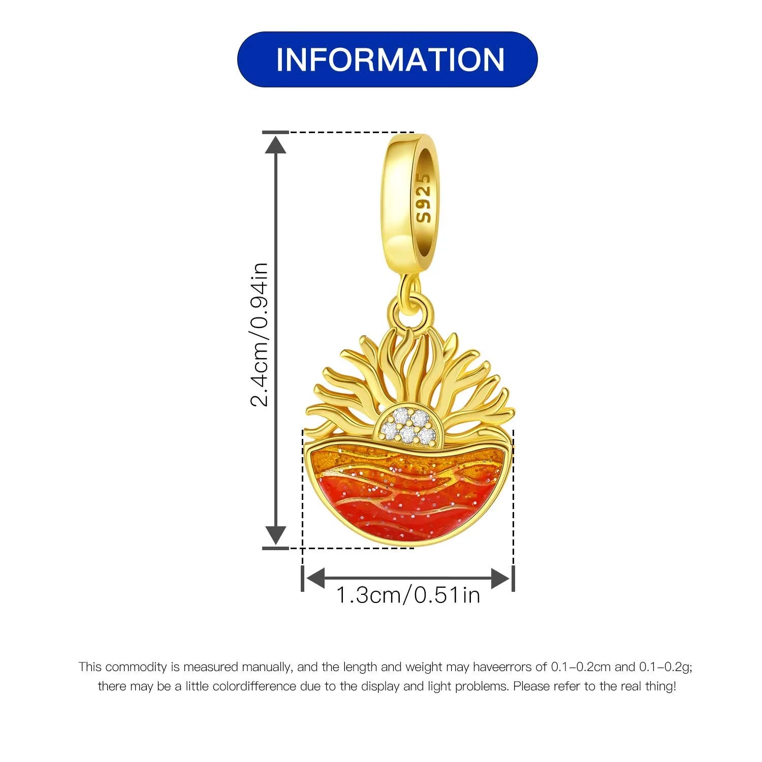 Orstarry 925 Sterling Silver Mermaid Cartoon Charm | Original Pendant Beads Fit Pandora Bracelet DIY Fine Jewelry Gift