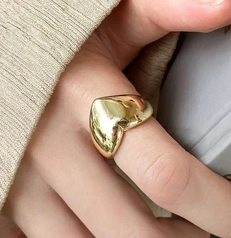 Sam Panda 925 Sterling Silver Adjustable Chain Ring | Vintage Open Finger Ring for Women & Men | Fine Jewelry Gift