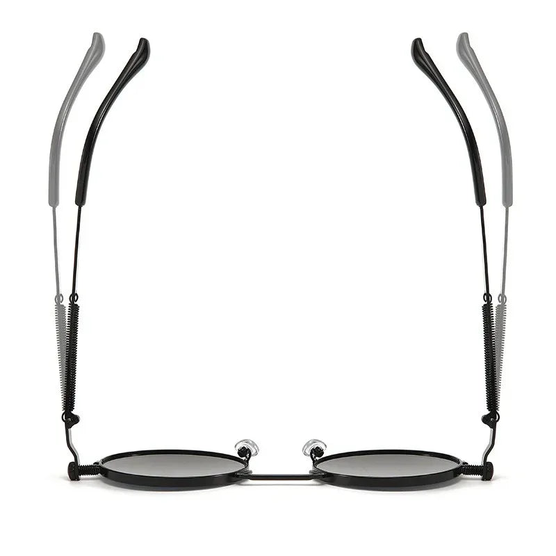 Retro Men Punk Style Sunglasses – Colorful Round Metal Frame Women Fashion Sun Glasses UV400 Oculos De Sol
