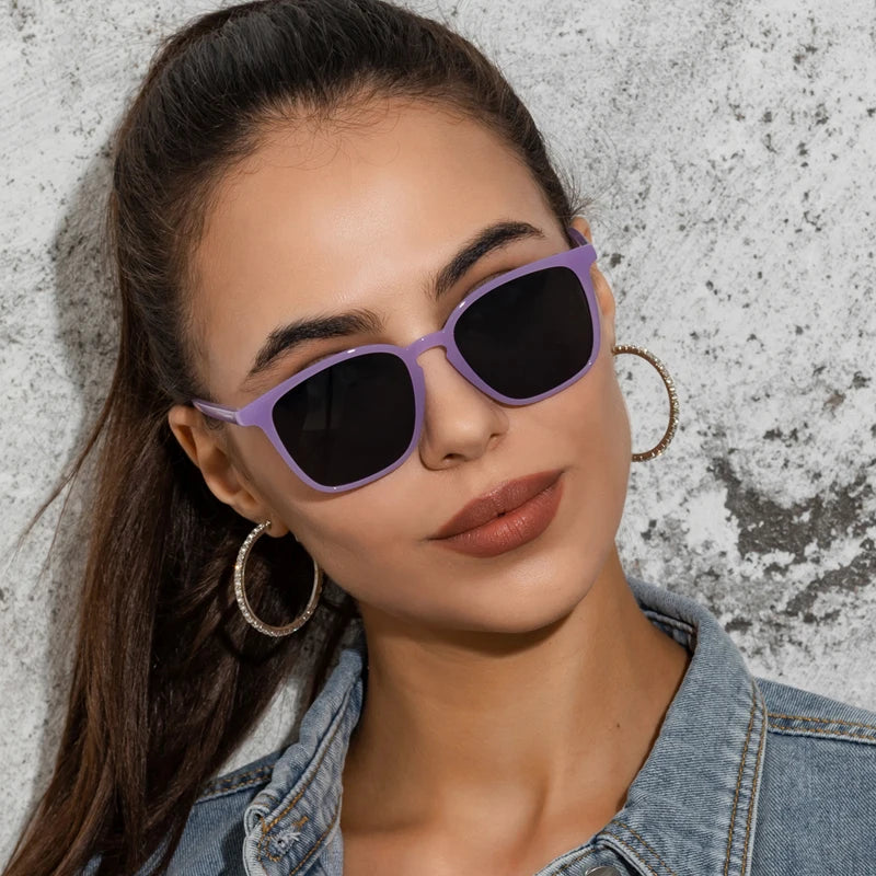 Fashion Small Square Sunglasses – Men & Women Colorful Frame Y2K Retro Gradient Sun Glasses | Hip Hop Shades UV400