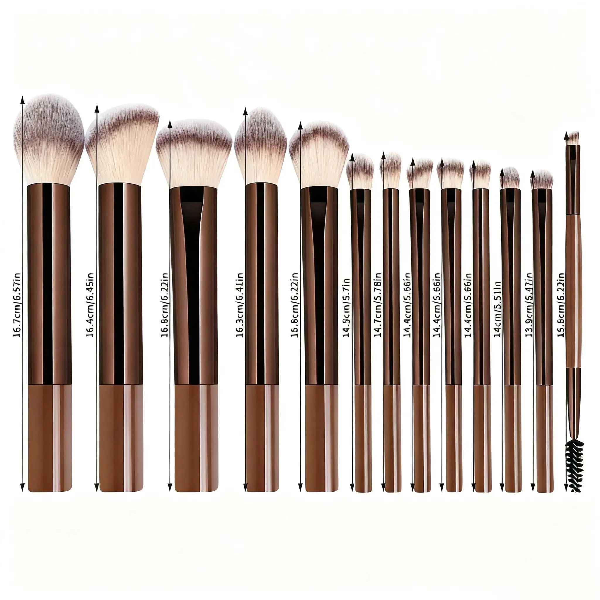 13PCS Professional Makeup Brush Set – Travel Soft Cosmetic Brushes Kit with Concealer & Detail Makeup Brushes