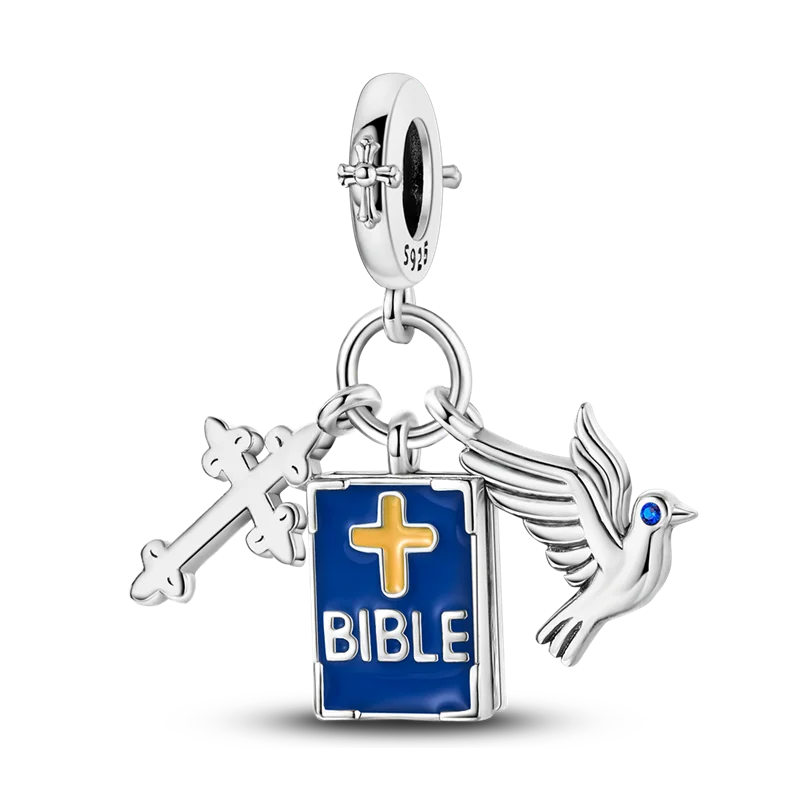 Blue Series 925 Sterling Silver Charms | Butterfly, Earth & Ocean Beads Pendants Fit Original Bracelet DIY Jewelry