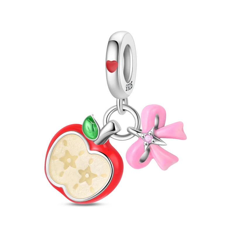 925 Sterling Silver Fruit Series Beads | Raspberry, Strawberry, Avocado & Lemon Dangle Charms for Bracelet