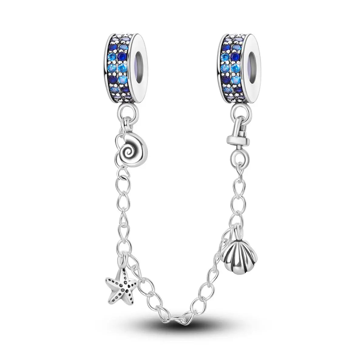 Silver Plated Colorful Glowing Moon & Stars Rainbow Dangle Charms | Fit Original Bracelet & Necklace | Women’s Jewelry Beads