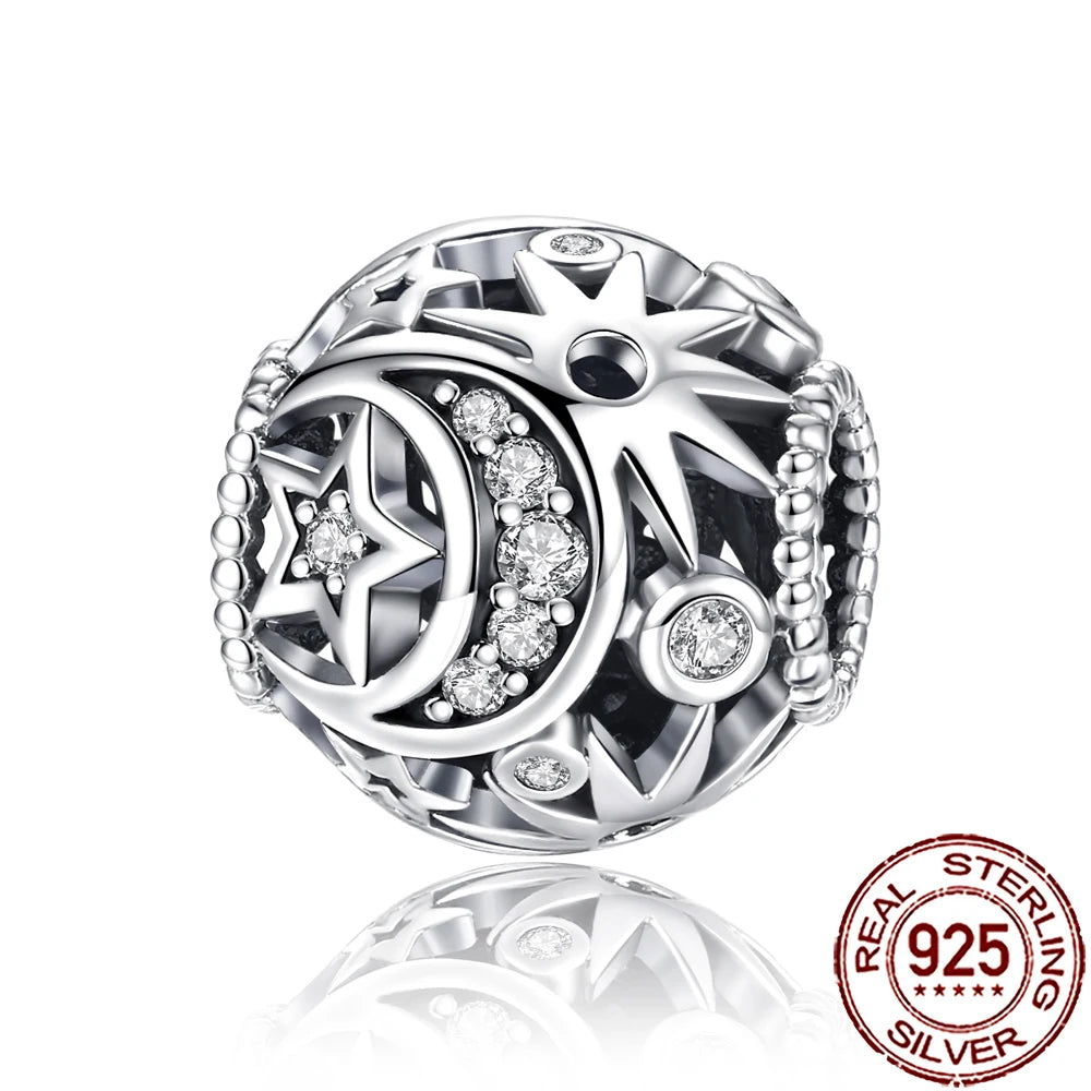 2025 New 925 Sterling Silver All-Seeing Eye Hamsa Hand Charm | Fits Pandora Bracelet & Women’s DIY Jewelry