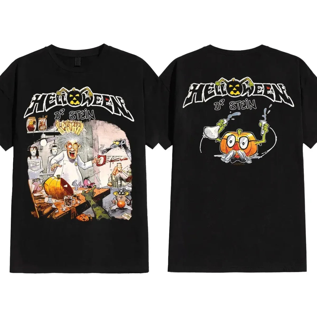 Heavy Metal Helloween T-Shirt | Women’s Black Cotton Band Tee Summer Casual
