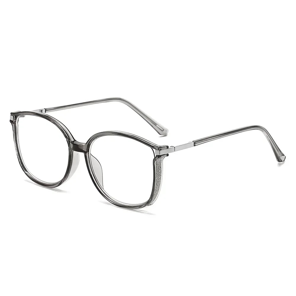 Fashionable Alloy Reading Glasses – Anti Blue Light Presbyopia Glasses for Men & Women | Square Large Frame Eyewear
