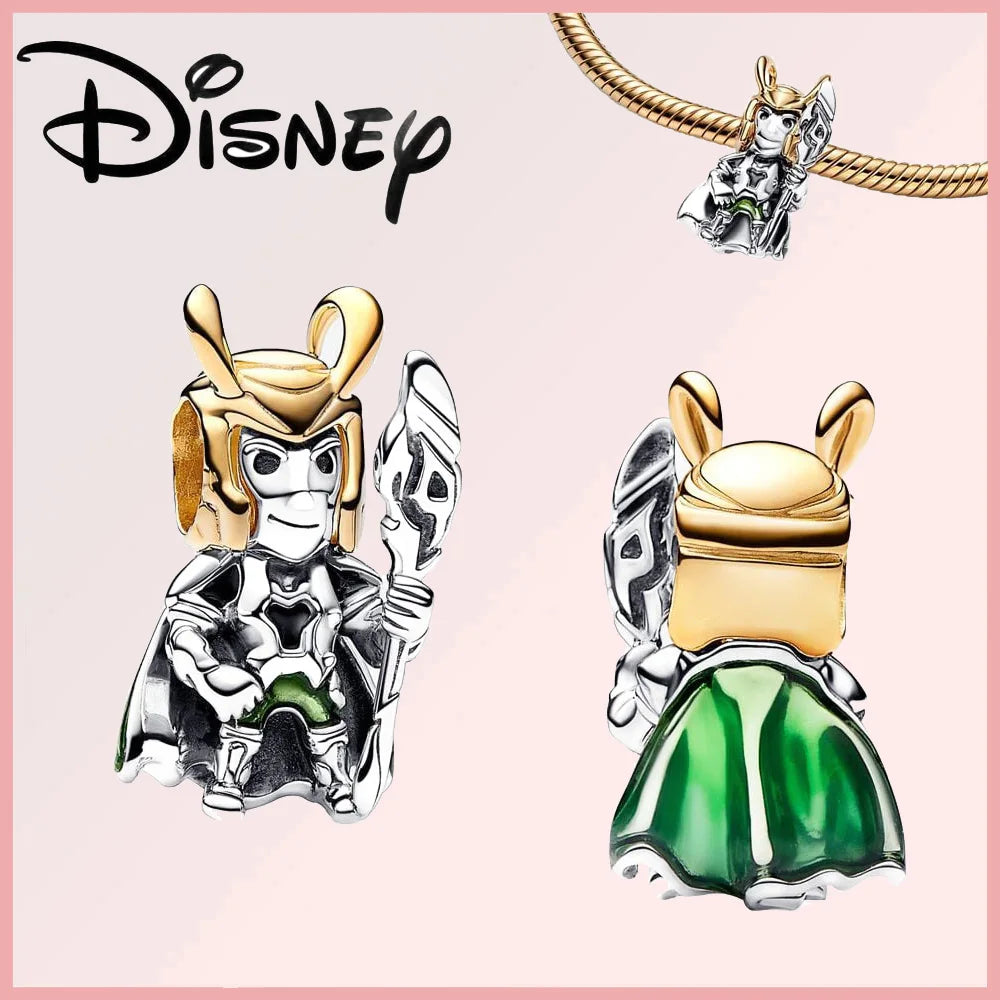 Disney Deadpool Stitch Minnie Winnie 925 Sterling Silver Dangle Charms – Fit Original Bracelet