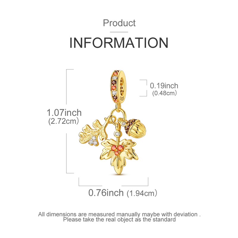 Gold Series Sun & Leopard Charm Beads – Original 925 Sterling Silver Inlaid Zircon DIY Pendants for Bracelet Jewelry Gifts