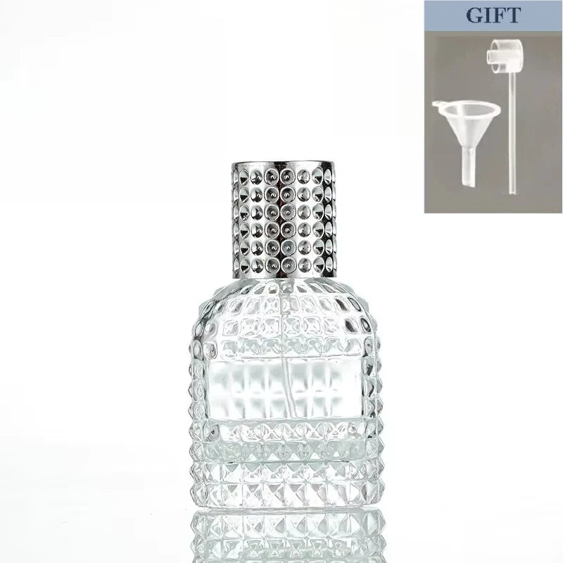 Travel Perfume Atomizer 30/50/100ML | Pineapple Shape Refillable Spray Bottle | Portable Transparent Fragrance Dispenser