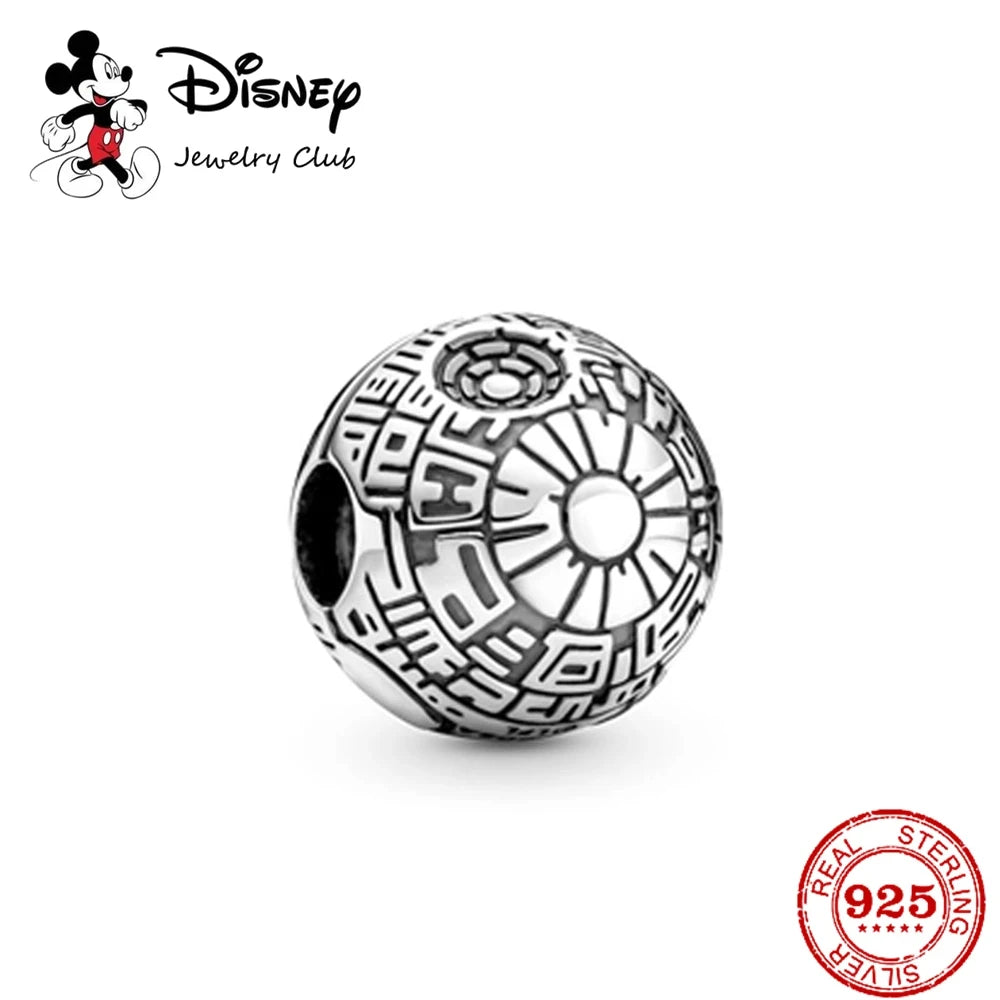 100% 925 Sterling Silver Disney Star Wars Charm Beads – DIY Bracelet Jewelry for Women