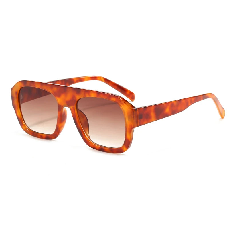 Classic Rectangular Large Frame Sunglasses – Women Fashion New Retro Sun Glasses | INS Eyeglasses Men Unisex