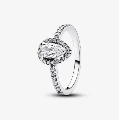 925 Sterling Silver Double Heart, Bow & Starfish Crown Rings | Women’s Moon Ring Fine Jewelry Wedding & Valentine Gift