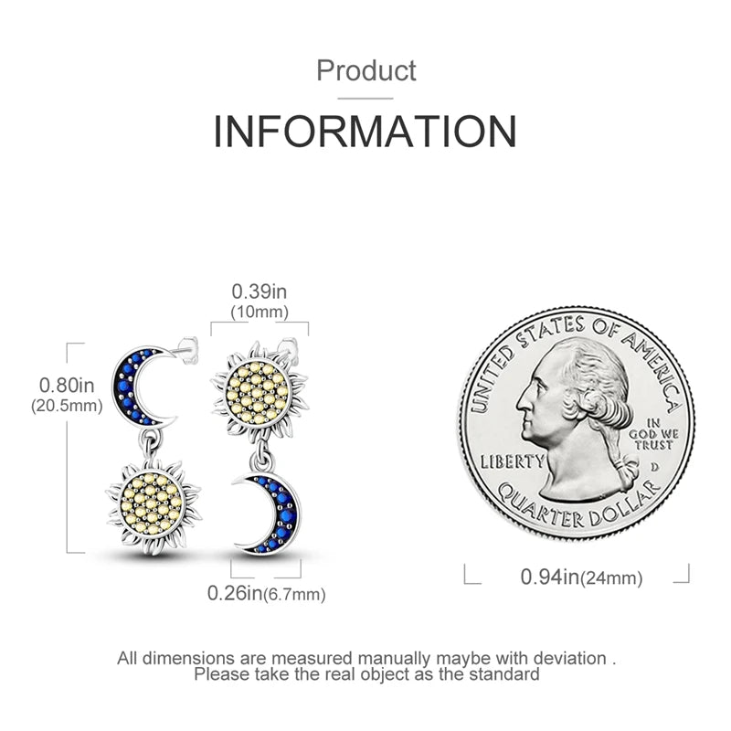 Luxury 925 Sterling Silver Ocean Mermaid Earrings | Pave CZ Fine Jewelry for Women