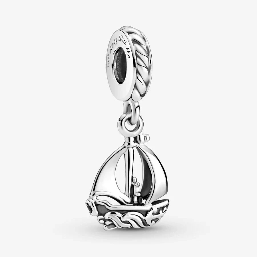 925 Sterling Silver Romantic Heart, Butterfly & Family Tree Charm – Pendant Bead Fit Pandora Bracelet DIY Jewelry for Women