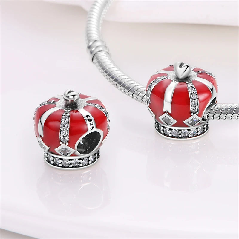 925 Silver Disney Christmas Charm Trio | Mickey Wreath Minnie Ice Skating Bead Pendant Fits Pandora Bracelet