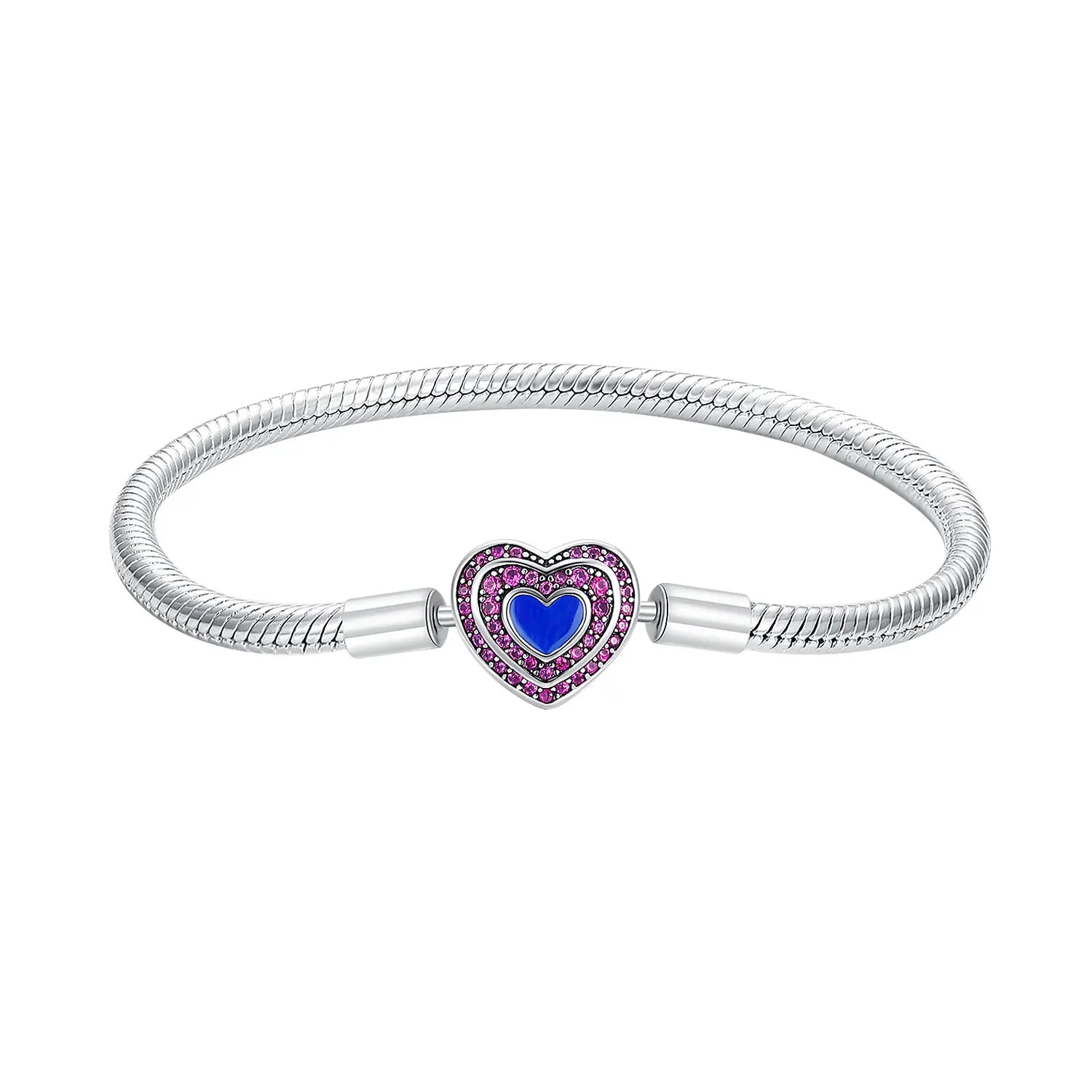 2025 925 Sterling Silver Heart Butterfly Snowflake Dream Catcher Bracelet | Luxurious Women's DIY Jewelry Gift