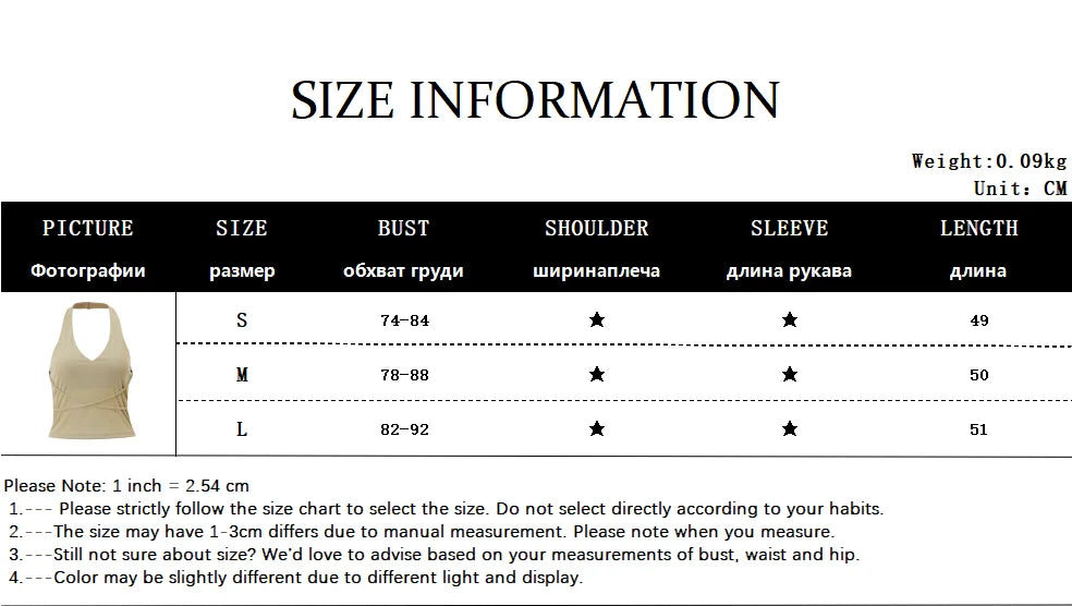 Candyhot Korean Backless Tank Top | Women’s Sexy Sleeveless Halter Camis | Slim Fit Summer Streetwear Vest