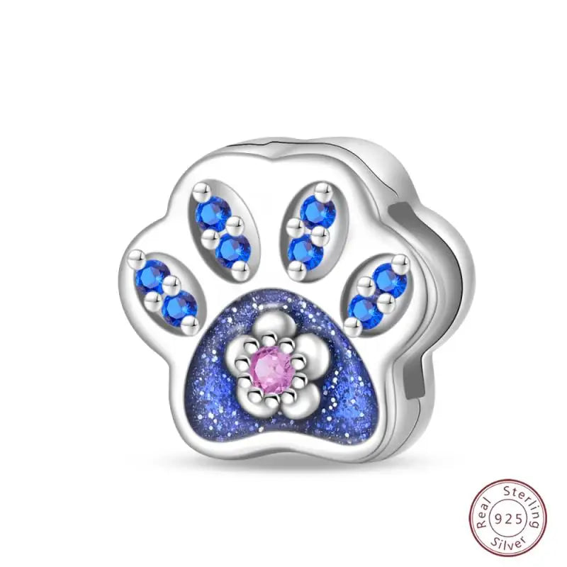 925 Sterling Silver Beaded Flat Pendant | Fantasy Original 3mm Beads for Women’s Bracelet Fine Jewelry