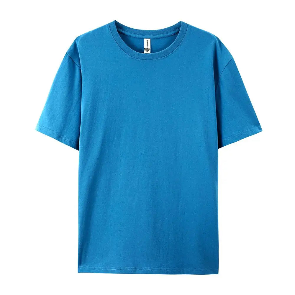100% Cotton Women T-Shirt – Casual Sporty Short Sleeve O-Neck Tee | Loose Summer Top White & Black