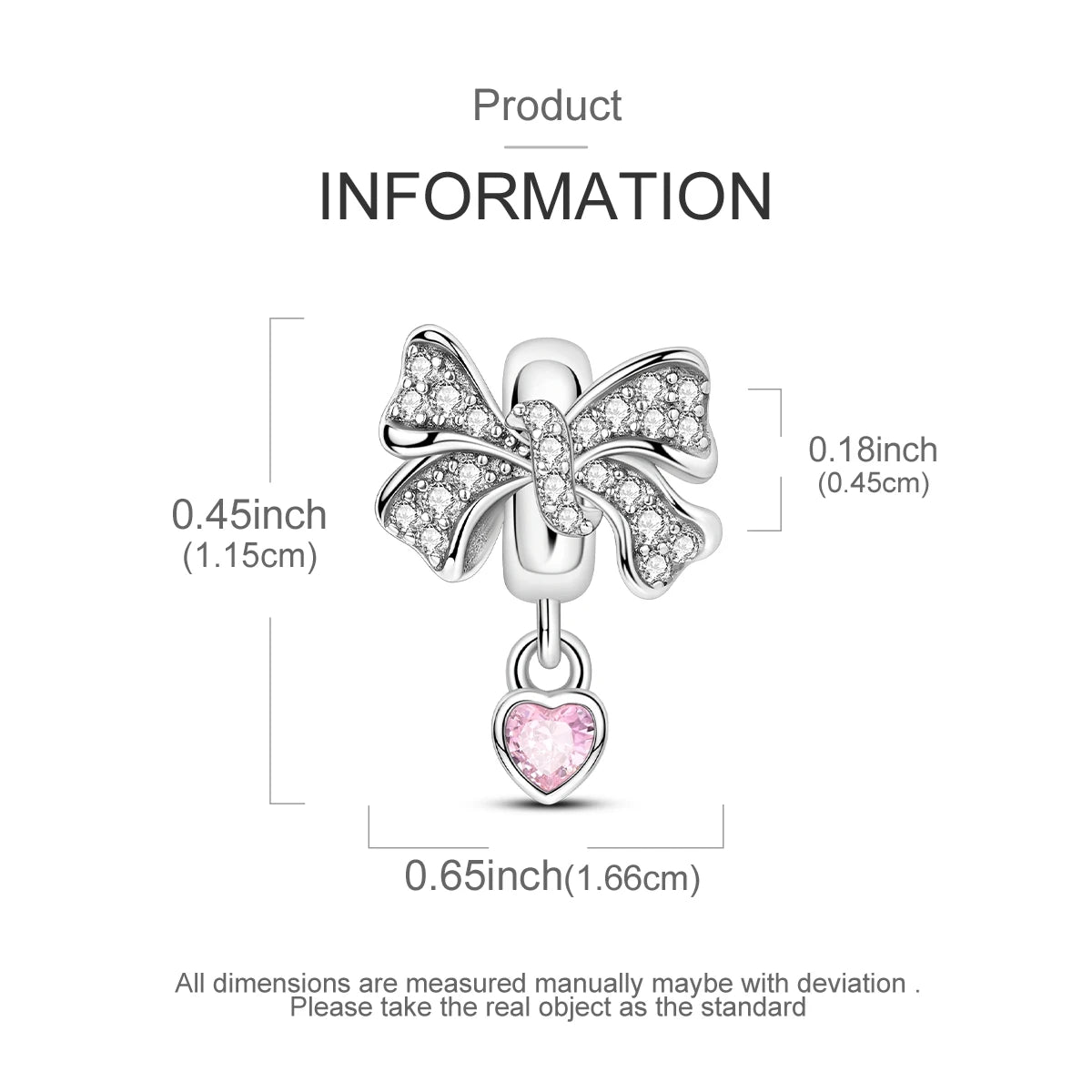 925 Sterling Silver Pink Ballet Girl Charms | Bow Pendant Beads Fit Original Bracelet & Necklace DIY Jewelry for Women