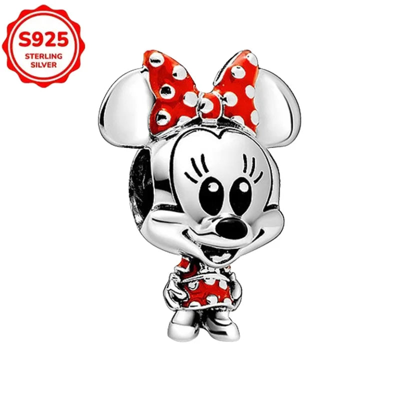 New Disney 925 Sterling Silver Cheshire Cat & Dumbo Charms – Original Bracelet Beads DIY Pendant Halloween Jewelry Gift