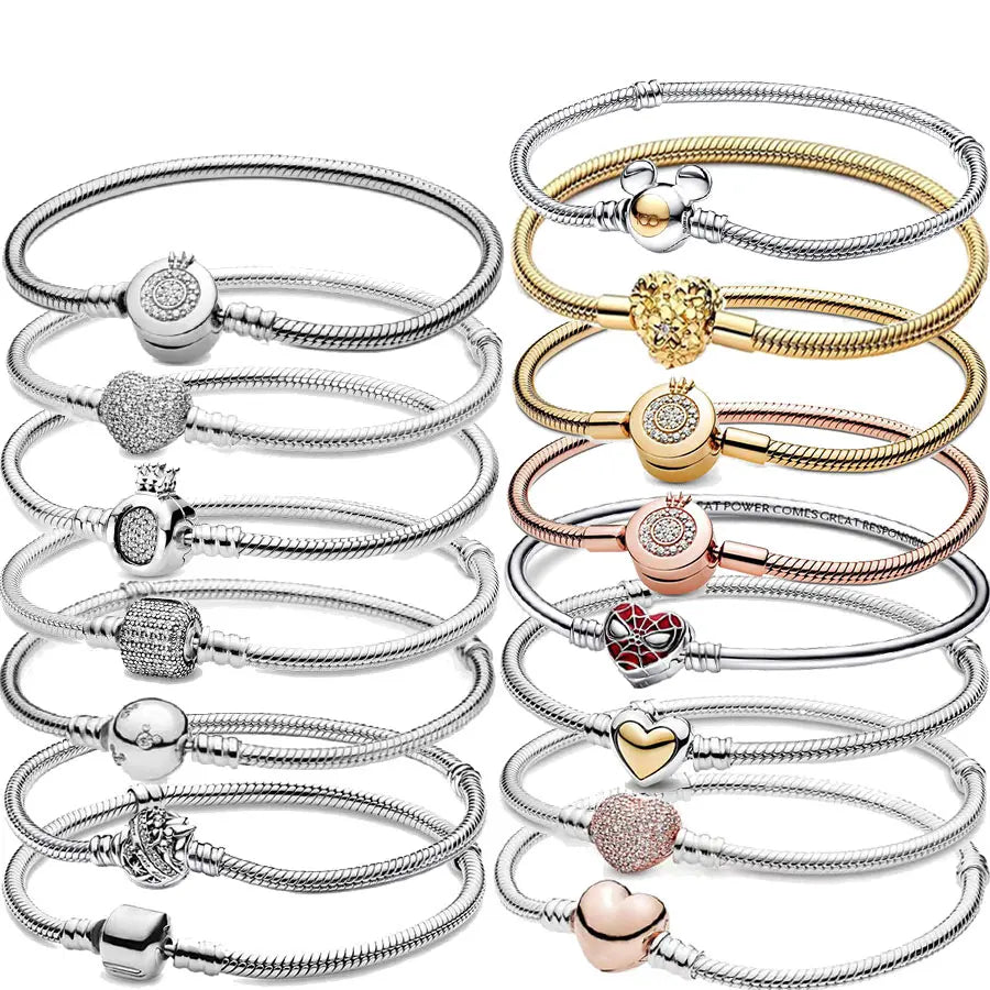 Disney Charm Bead Pendant | 925 Silver Pandora Compatible DIY Jewelry