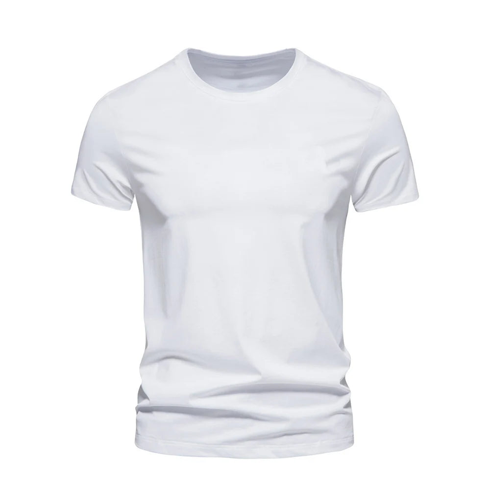 Men’s Solid Color Quick-Dry T-Shirt | Black Casual Gym & Running Fitness Tee