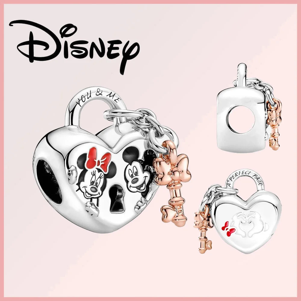 Disney Deadpool Stitch Minnie Winnie 925 Sterling Silver Dangle Charms – Fit Original Bracelet