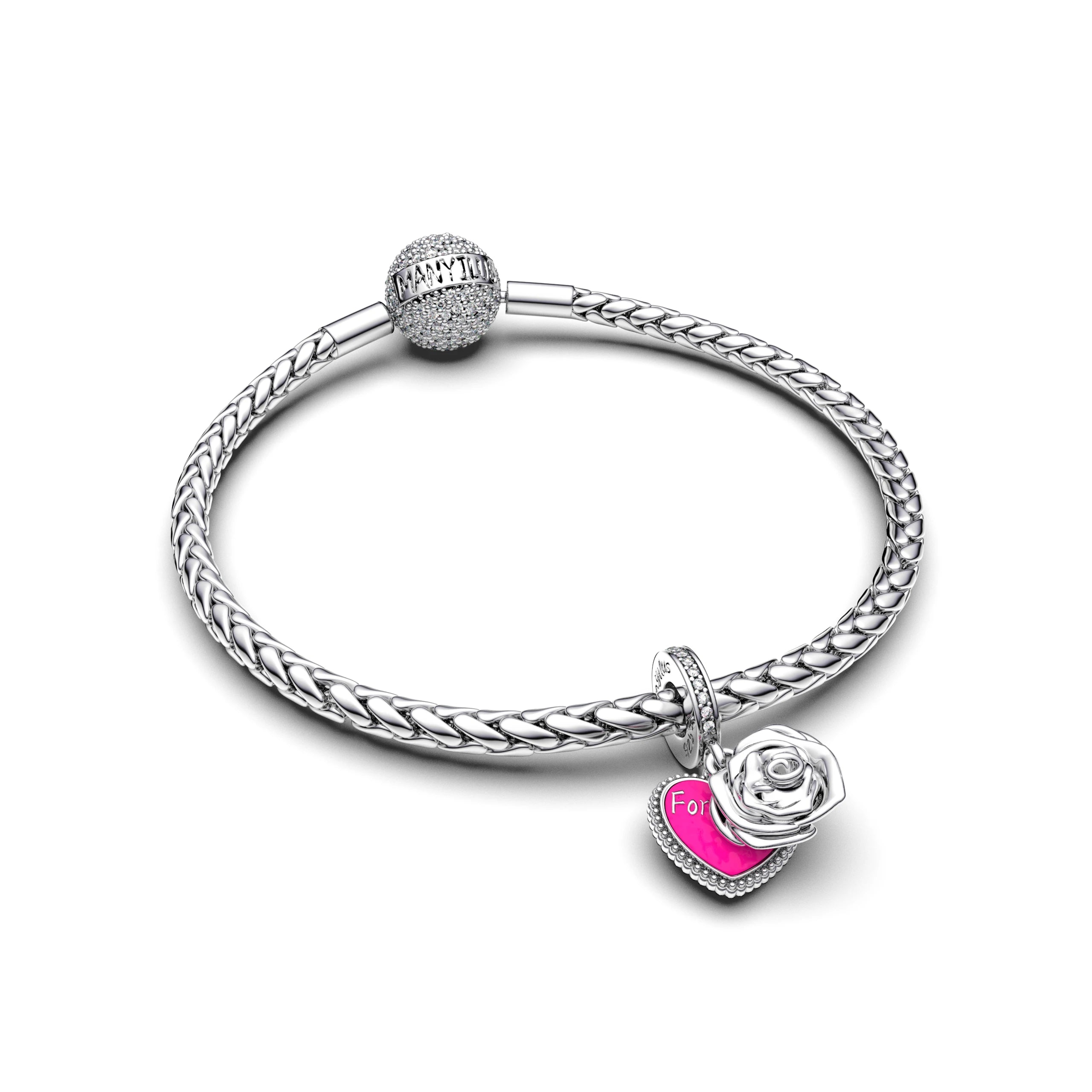 925 Sterling Silver Italian Charms | Real Silver Beads for Original Bracelets & DIY Jewelry for Women