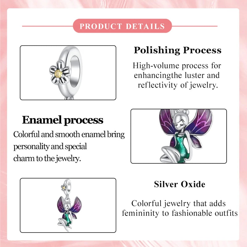 Hot Sale 925 Sterling Silver Princess Charm – DIY Women’s Bracelet Gift