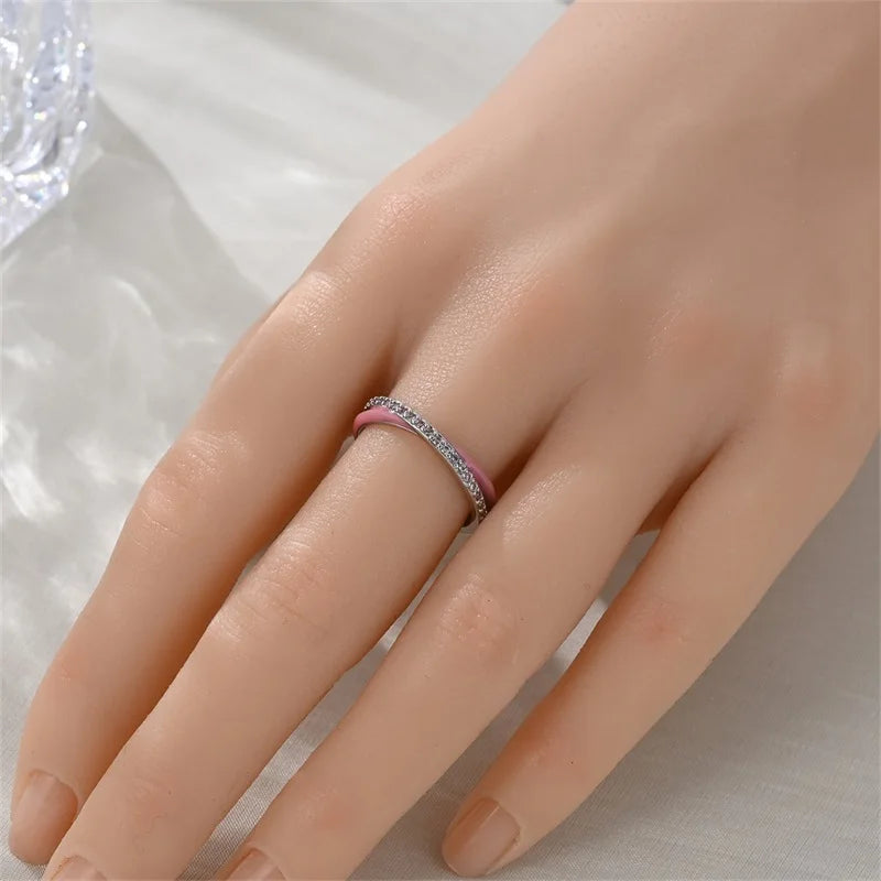925 Sterling Silver Rings Collection | Bow, Heart, Sun, Moon & Star Zircon Rings for Women Jewelry Gift