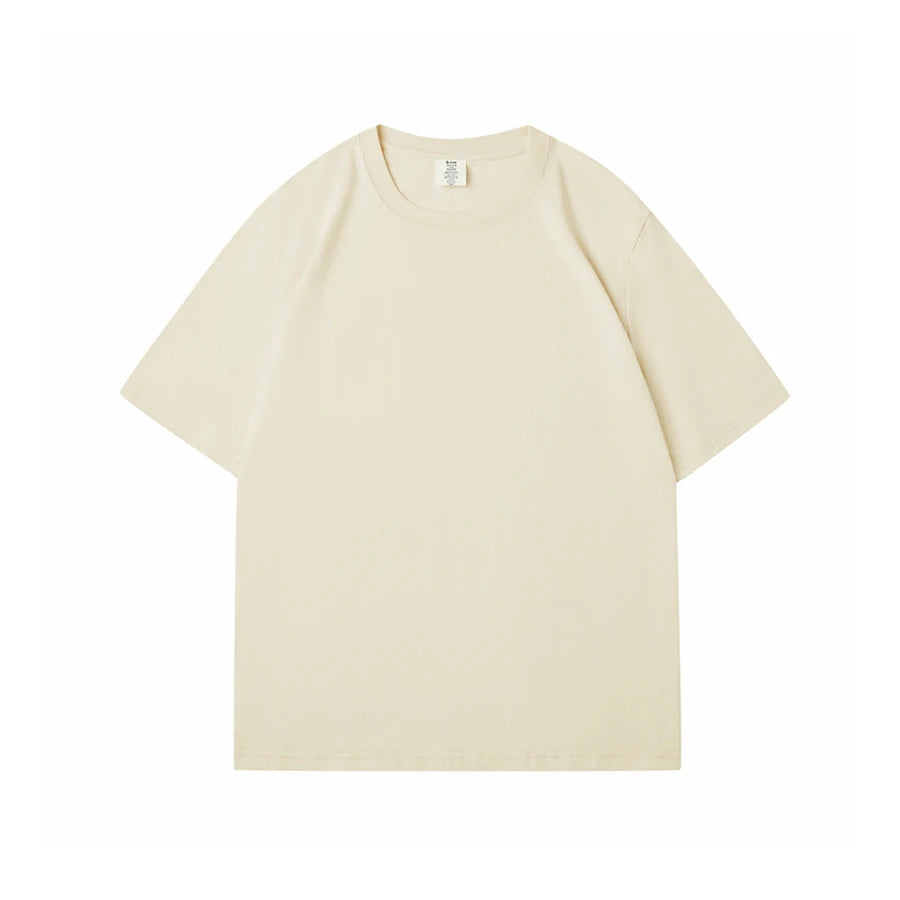 WAVLATII 100% Cotton Solid T-Shirts for Women | Oversized Casual Summer Tees | Pink & White Short Sleeve Tops WT2401
