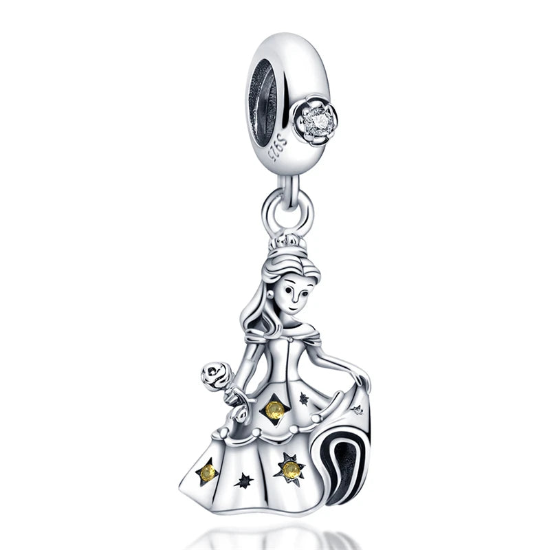 Hot Sale 925 Sterling Silver Princess Charm – DIY Women’s Bracelet Gift