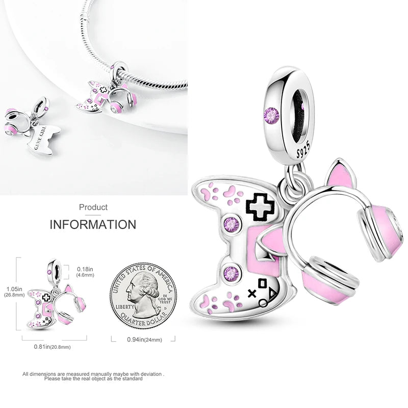 2025 Hot Elk, Dinosaur & Firefly Luminous Dangle Charm Beads | 925 Sterling Silver DIY Bracelet