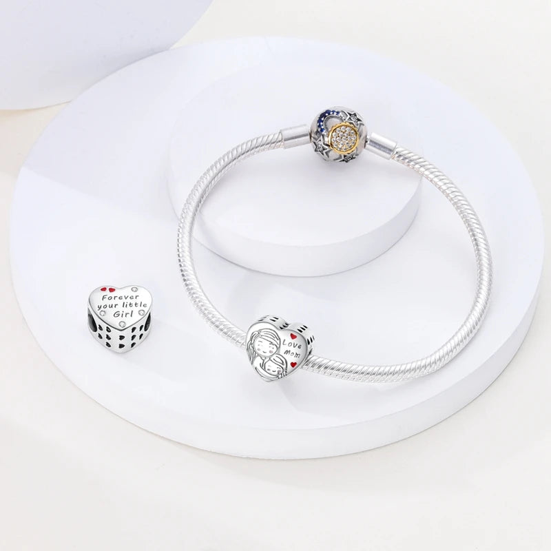 2025 Hot Sale 925 Sterling Silver Pink Butterfly Luminous Firefly Charm | Dangle Bead Fit Bracelet Necklace DIY Jewelry