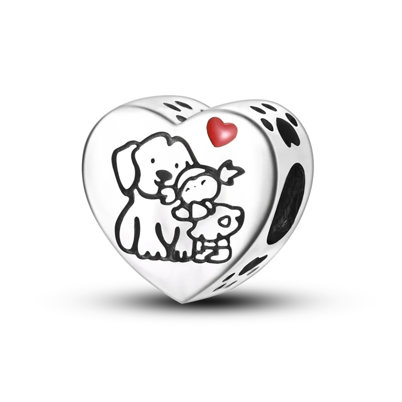 925 Sterling Silver Colorful Luminous Charms | Shell Turtle Star Beads