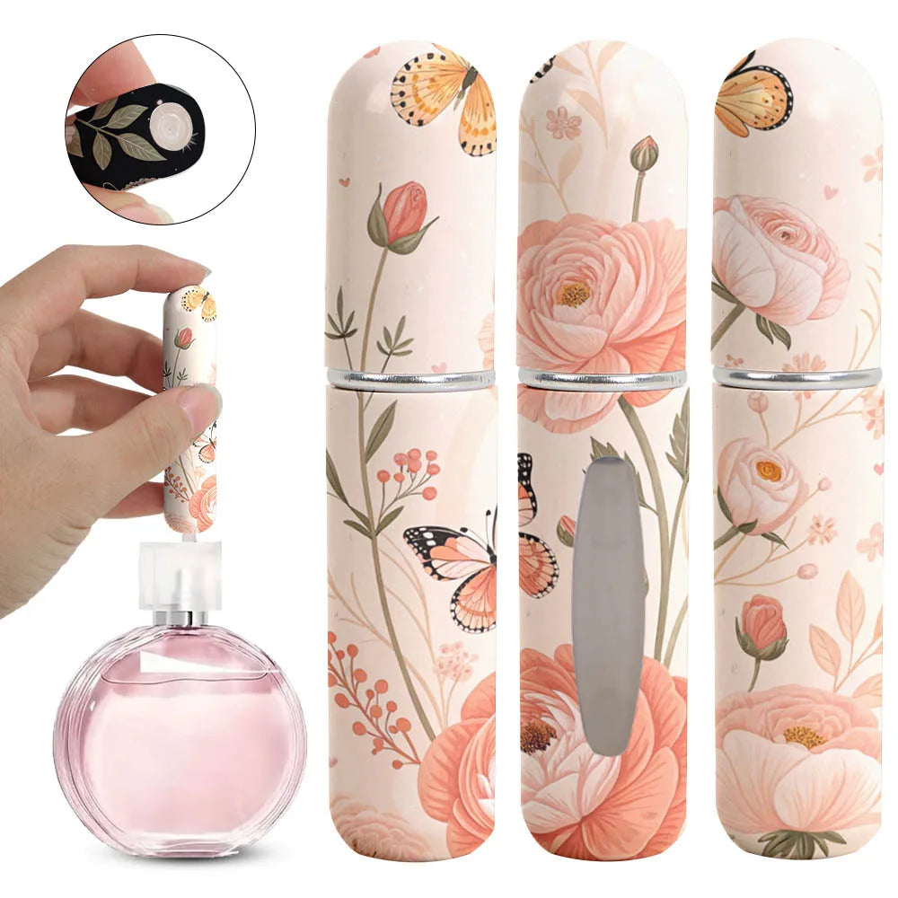 5ML New Mini Perfume Atomizer – Travel Portable Spray Bottle | Cosmetic Pump Dispenser & Fragrance Storage