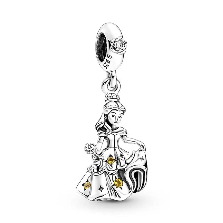 2025 100% 925 sterling silver pendant Disney Spider-Man beads Suitable for original DIY bracelet, women's fashion gift