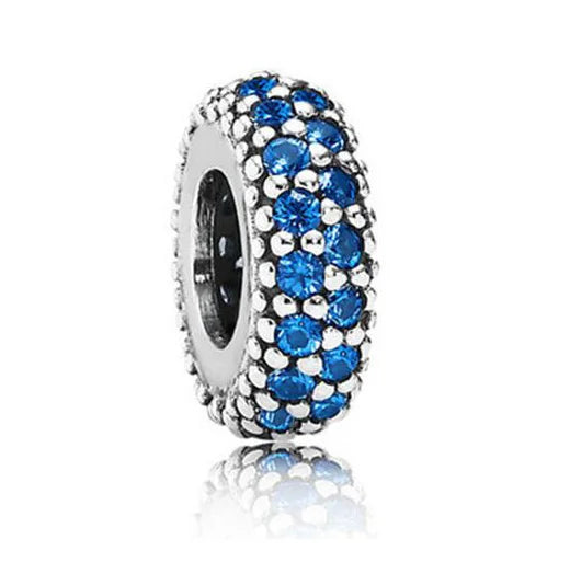 925 Sterling Silver Angel Wings Multi-Color Charm | Fits Original Pandora Bracelet | DIY Ladies Jewelry Accessories