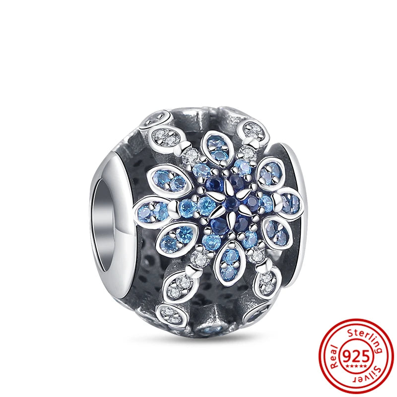 925 Sterling Silver Heart Pave Zircon Family Tree Charm | Fits Original Bracelet Women’s Luxury Jewelry Gift