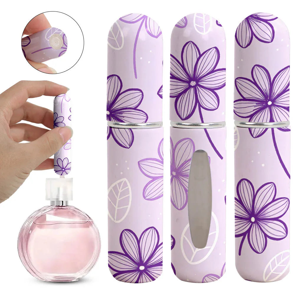 1/2PC 5ML Mini Perfume Bottle – Refillable Portable Spray Atomizer | Travel Cosmetic Container