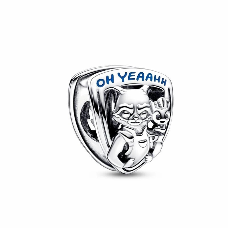 925 Silver DIY Beads & Charms | Mickey, Minnie, Princess, Pumpkin, Stitch, Spiderman Marvel for Bracelets