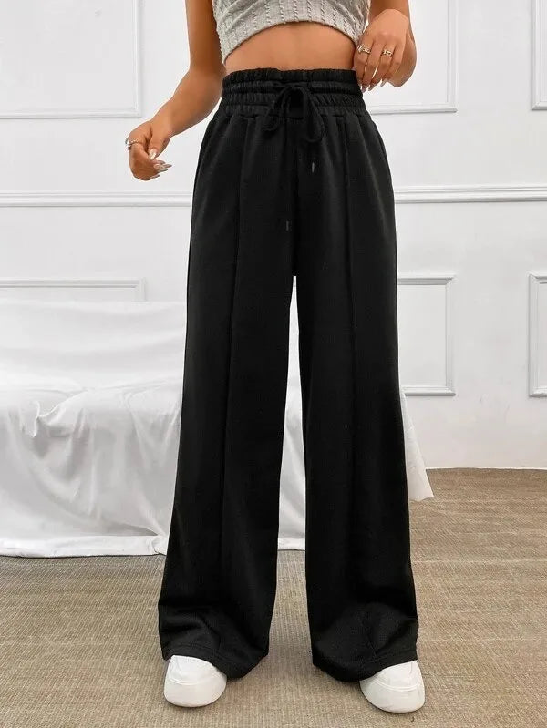 Women’s Autumn 2023 Sports Pants | Straight Tube Loose Fit Wide Leg Dance & Outdoor Casual Trousers