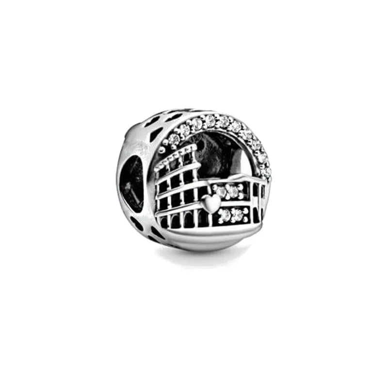 New 925 Sterling Silver Snowman Hedgehog Heart Bead | Fit European Original Bracelet DIY Exquisite Jewelry