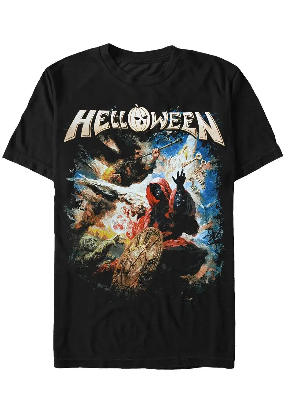 Heavy Metal Helloween T-Shirt | Women’s Black Cotton Band Tee Summer Casual